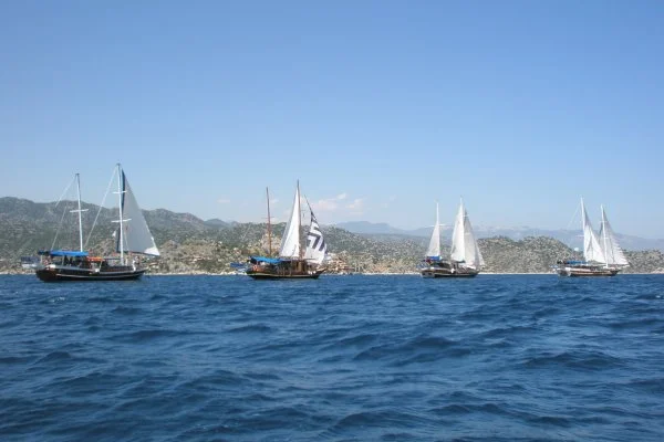 Blaue Reise Fethiye nach Olympos Tuerkei