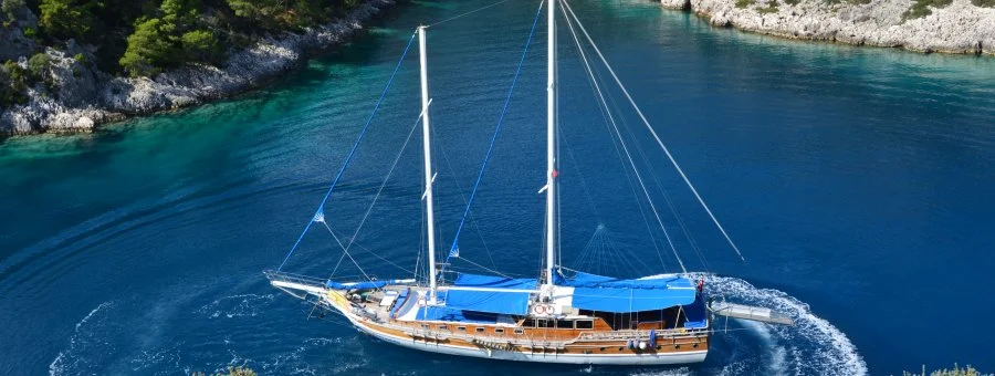 Blaue Kreuzfahrten Türkei, Yachtcharter Türkei, Segeltouren Türkei. Yacht- und Gulet-Urlaub - V-GO Yachting